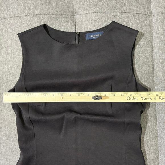 Piazza Sempione Dress Women 4 /6* Black Lined Bubble Hem *See measurements - Picture 5 of 7